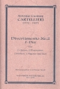 Divertimento F-Dur Nr.2 fr 2 Oboen, 2 Klarinetten, 2 Hrner und 2 Fagotte Partitur und Stimmen