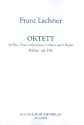Oktett B-Dur op.156 fr Flte, Oboe, 2 Klarinetten, 2 Hrner und 2 Fagotte Partitur und Stimmen