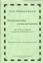 Sinfonietta concertante op.10 fr Oboe, Fagott und Orchester fr Oboe, Fagott und Klavier