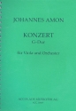 Konzert G-Dur op.10 fr Viola und Orchester Partitur