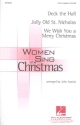 Women sing at Christmas for female chorus a cappella score