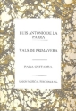 Vals de prima vera para guitarra
