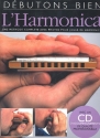 Dbutons bien l'harmonica (+CD) une mthode complete avec photos pour jouer de harmonica