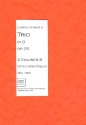 Trio G-Dur op.25  fr 2 Violinen, Viola oder Violoncello Partitur und Stimmen