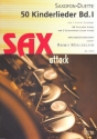 50 Kinderlieder Band 1 für 2 gleiche Saxophone Spielpartitur