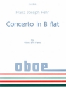 Concerto b flat major for oboe and piano