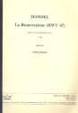 La Resurrezione HWV47 for soli mixed chorus and orchestra score (=cembalo part) (A4)