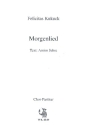 Abendlied fr gem Chor a cappella Partitur