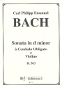 Sonate d-Moll H503 fr Violine und Cembalo