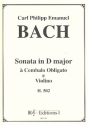 Sonate d-Moll H502 fr Violine und Cembalo