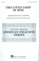 This little Light of mine for mixed chorus (SAB) and piano score