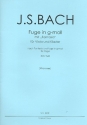 Fuge g-Moll BWV542 fr Orgel fr Viola und Klavier