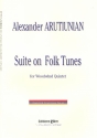 Suite on Folk Tunes für Flöte, Oboe, Klarinette, Horn und Fagott Partitur und Stimmen