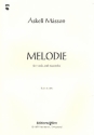 Melodie für Viola und Marimbaphon Partitur und Stimmen
