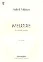 Melodie fr Viola und Marimbaphon Partitur und Stimmen
