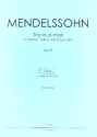 Trio d-Moll op.49 fr Violine, Violoncello und Klavier Viola-Stimme statt Violoncello