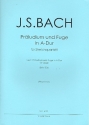 Prludium und Fuge A-Dur BWV536 fr Orgel fr 2 Violinen, Viola und Violoncello Partitur und Stimmen