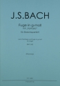 Prludium und Fuge g-Moll BWV542 fr Orgel fr 2 Violinen, Viola und Violoncello Partitur und Stimmen