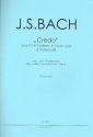 Credo aus der Messe h-Moll BWV232 fr 4 Violinen, 2 Violen und 2 Violoncelli Partitur und Stimmen