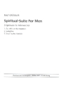 Spiritual-Suite for Men fr Mnnerchor a cappella Partitur