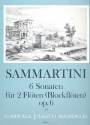 6 Sonaten op.6 fr 2 Flten (Oboen, Blockflten) Spielpartitur