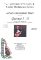 Gavotte 1 and 2 BWV995 for guitar