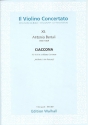 Ciaccona (Wolfenbtteler Fassung) fr Violine und Bc