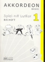 Spiel mit Lurifax Band 1 Beiheft zur Akkordeonschule Basic Neuausgabe 2007
