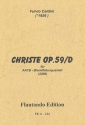 Christe op.59d für 4 Blockflöten (AATB) Partitur und Stimmen