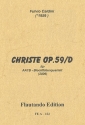 Christe op.59d fr 4 Blockflten (AATB) Partitur und Stimmen