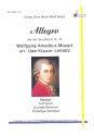 Allegro aus der Sinfonie g-Moll KV183 Nr.25 fr 3 Klarinetten und Bassklarinette Partitur und Stimmen