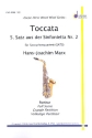 Toccata aus der Sinfonietta Nr.2 fr 4 Saxophone (SATBar) Partitur und Stimmen