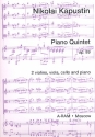 Quintet op.89 for piano, 2 violins, viola and violoncello parts