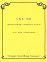 3 Miniaturas para las Mariposas Ausentes for clarinet, bassoon and piano parts