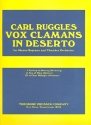 Vox Clamans in Deserto for mezzo-soprano and chamber orchestra score