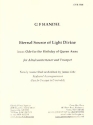 Eternal Source of Light Divine D Major for alto (countertenor) and trumpet, (cello ad lib) keyboard accompaniment (score and trumpet part)