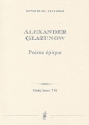 Pome pique fr Orchester Studienpartitur