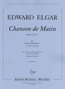 Chanson de matin op.15,2 fr Violine und Klavier