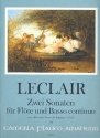 2 Sonaten aus Premier livre de sonates fr Flte und Bc