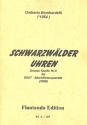 Schwarzwlder Uhren fr 4 Blockften (SSAT) Partitur und Stimmen