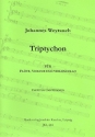 Triptychon fr Flte, Violine und Violoncello Partitur+Stimmen