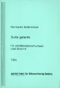 Suite galante fr Melodieinstrument und Gitarre Partitur und Stimme