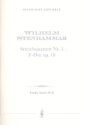 Streichquartett F-Dur Nr.3 op.18 Studienpartitur