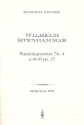 Streichquartett a-Moll Nr.4 op.25  Studienpartitur