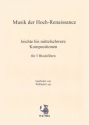 Meister der Hoch-Renaissance fr 5 Blockflten Partitur