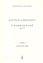 Sinfonie h-Moll Nr.1 op.4 fr Orchester Studienpartitur