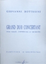 Grand duo concertant pour violon, contrebasse et orchestre partition