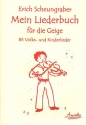 Mein Liederbuch fr die Geige fr Violine (mit Text)