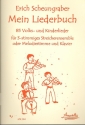 Mein Liederbuch fr 2 Violinen und Violoncello (Melodieinstrument und Klavier) Spielpartitur (mit Text)