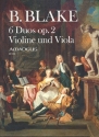 6 Duos op.2 fr Violine und Viola Partitur und Stimmen